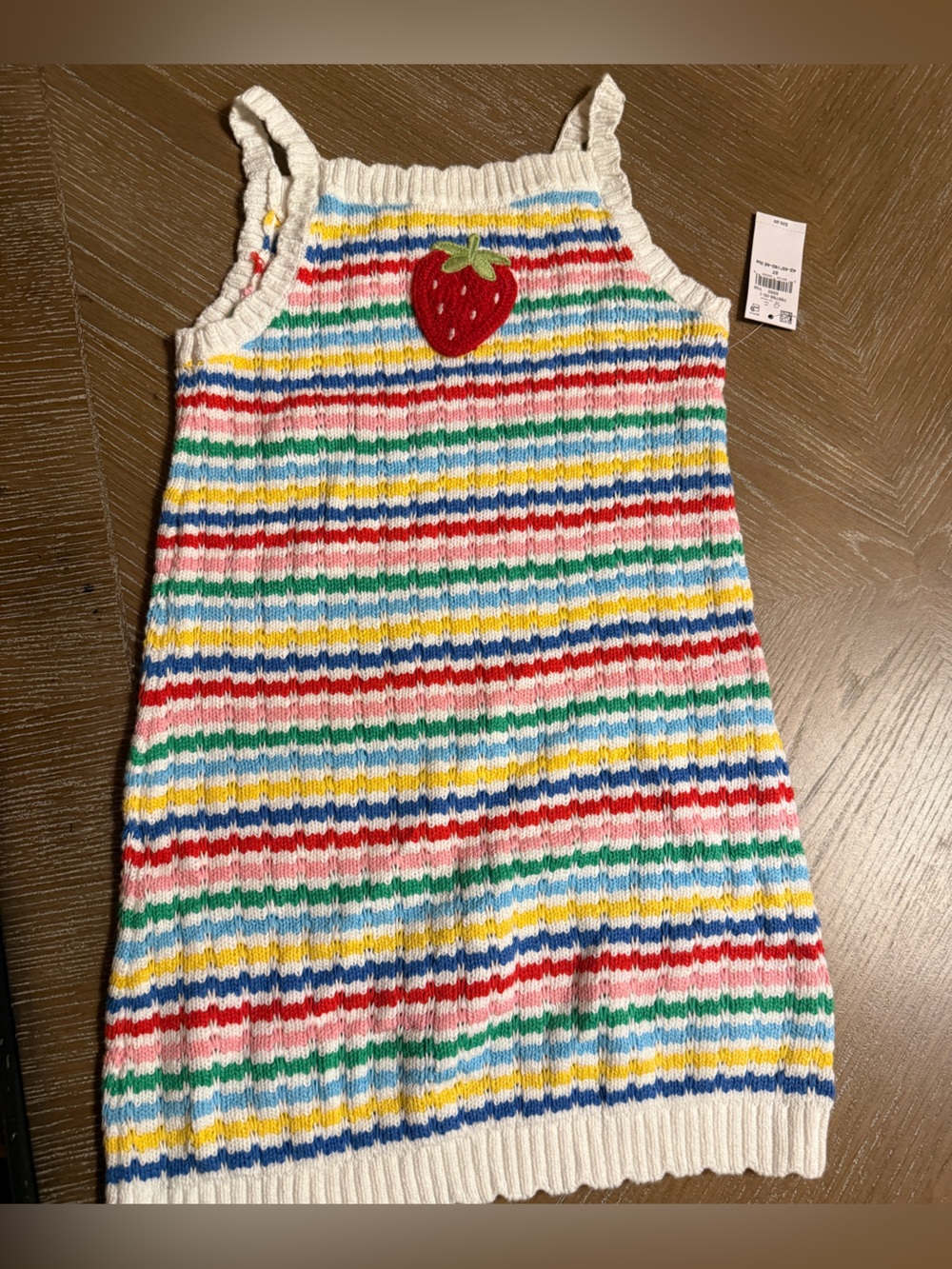 New Old Navy Knit Strawberry Dress Size 5T